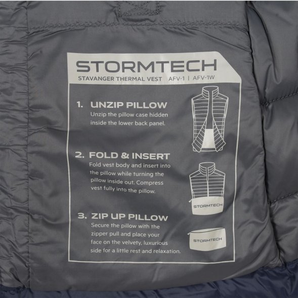 Жилет компактный женский Stavanger, черный 