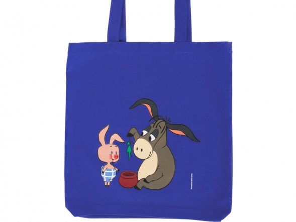 Сумка из плотного хлопка Винни-Пух, 220 г/м2, классический синий 2386C 