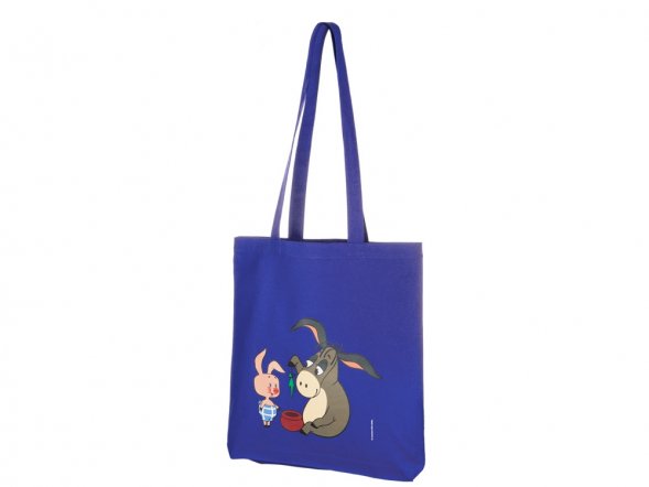 Сумка из плотного хлопка Винни-Пух, 220 г/м2, классический синий 2386C 