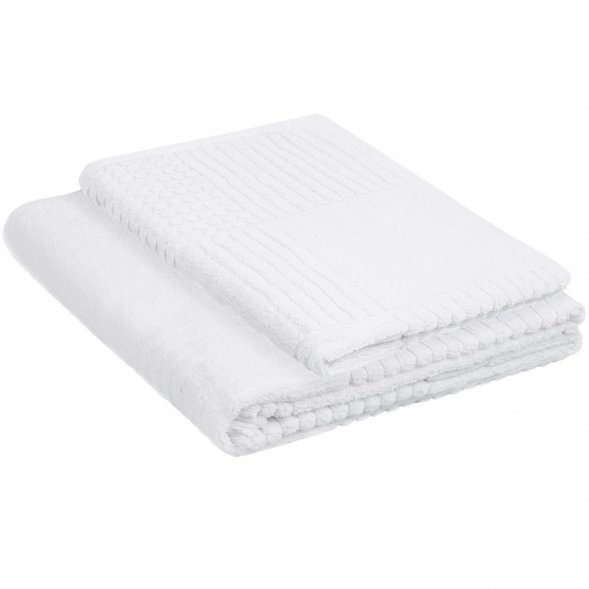 Полотенце Farbe, большое, белое 