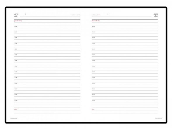 Ежедневник недатированный А6+ CAIMAN, коричневый 