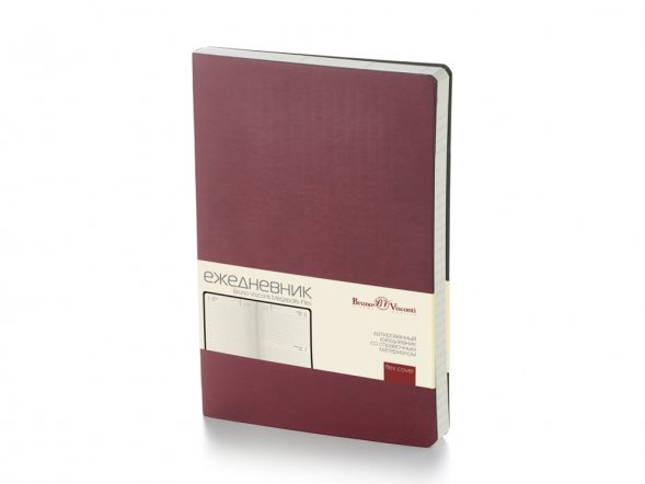 Ежедневник недатированный B5 Megapolis Flex (бордовый) 
