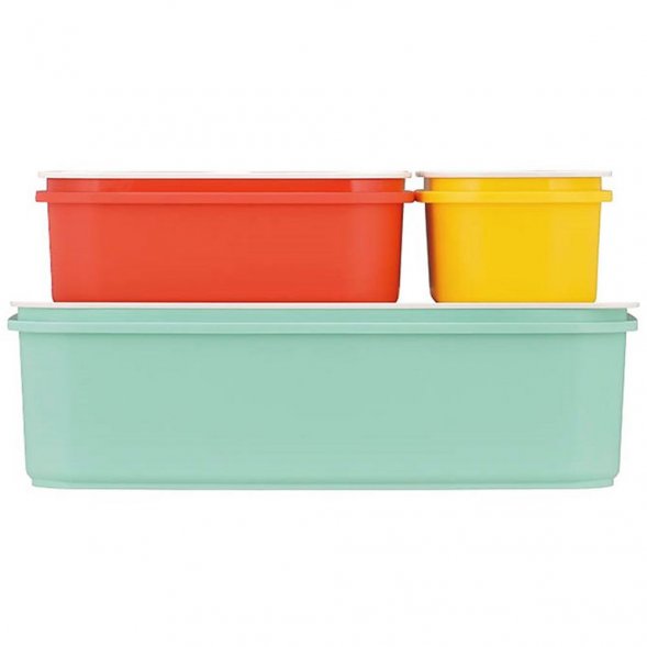 Набор ланчбоксов в термосумке Thermos DJF4003, темно-синий 