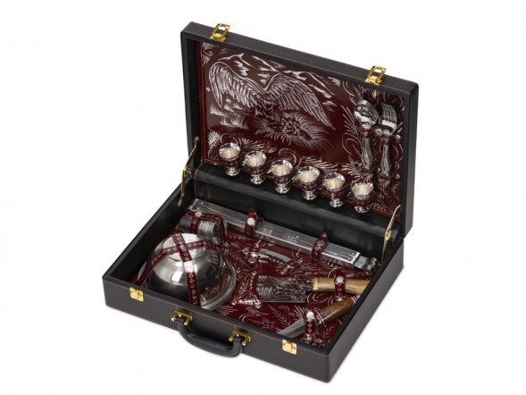 Набор подарочный, 03-6м серебро 