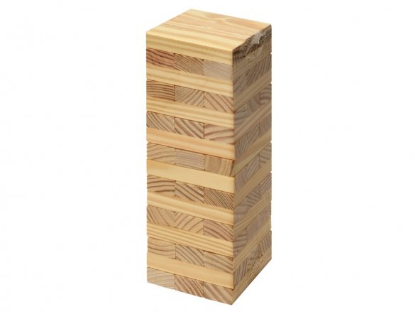 Большая дженга в хлопковом мешке 