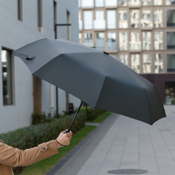 Зонт складной Nord, серый 