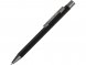 Ручка шариковая UMA STRAIGHT GUM soft-touch, с зеркальной гравировкой, черный 
