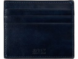 Картхолдер для 6 пластиковых карт с RFID-защитой Fabrizio, синий