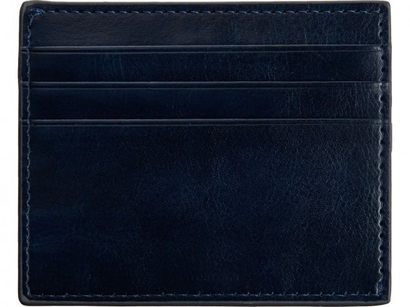 Картхолдер для 6 пластиковых карт с RFID-защитой Fabrizio, синий 