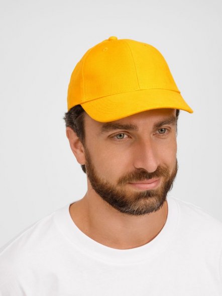 Бейсболка Buffalo, желтая 