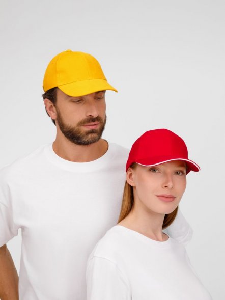 Бейсболка Buffalo, желтая 