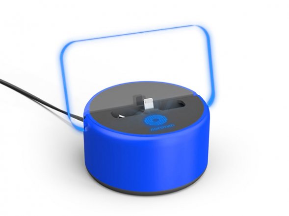 Док-станция 3-в-1 iLO Dock с подсветкой, синий 