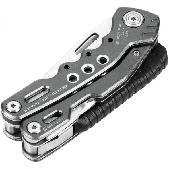 Мультитул Fire Tool 14, серый 