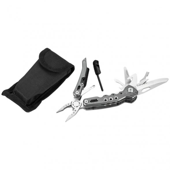 Мультитул Fire Tool 14, серый 