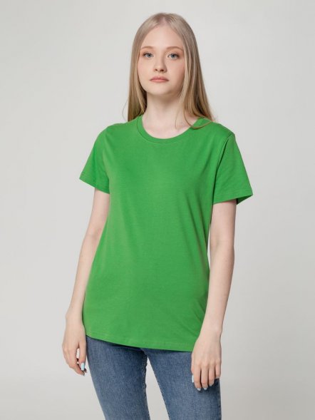 Футболка женская T-bolka Lady, ярко-зеленая 