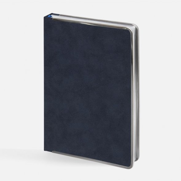 Ежедневник Metal Frame на заказ, датированный, синий 