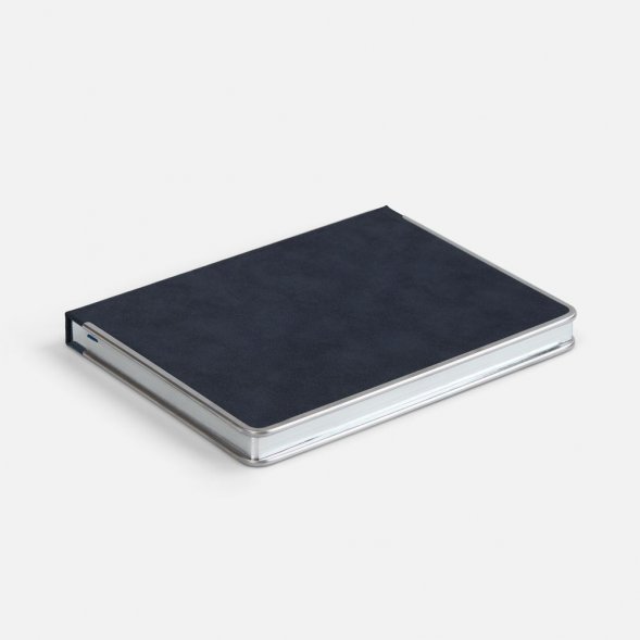 Ежедневник Metal Frame на заказ, датированный, синий 