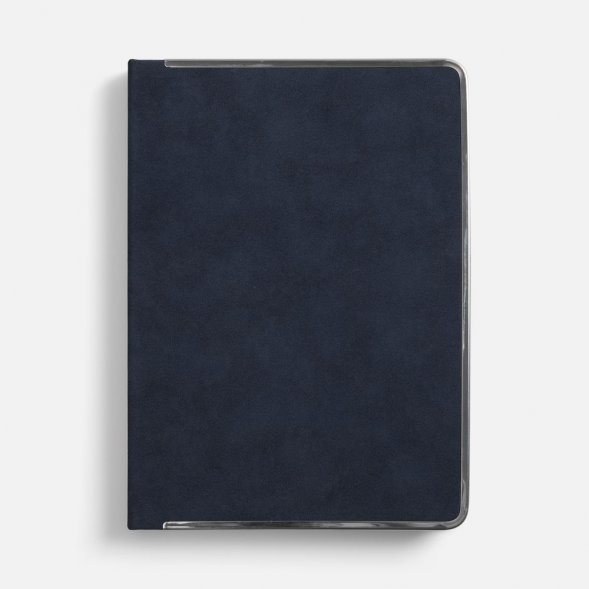 Ежедневник Metal Frame на заказ, датированный, синий 