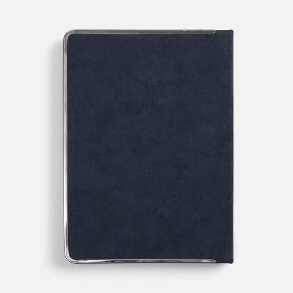 Ежедневник Metal Frame на заказ, датированный, синий 