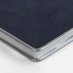 Ежедневник Metal Frame на заказ, датированный, синий