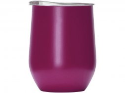 Вакуумная термокружка Sense, непротекаемая крышка, крафтовая упаковка, винный