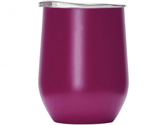 Вакуумная термокружка Sense, непротекаемая крышка, крафтовая упаковка, винный 