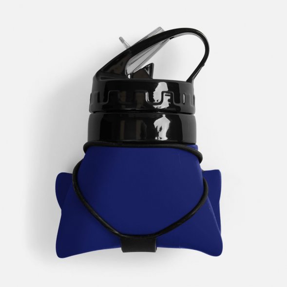 Складная бутылка для воды Langfossen, синяя 