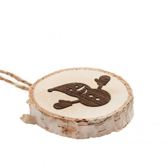 Подвеска Logger, малая, со снеговиком 