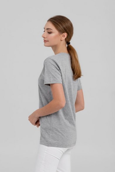 Футболка унисекс T-bolka 160 Original, серый меланж 