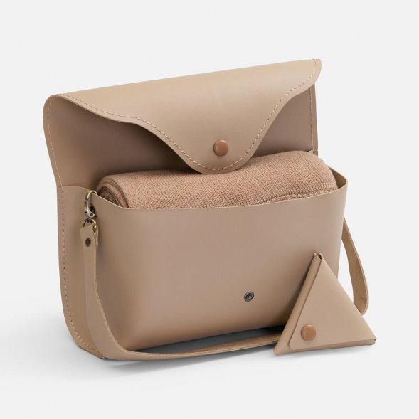 Плед Voyage в кофре, бежевый 