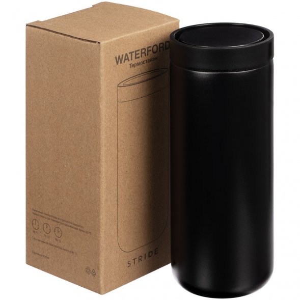 Термостакан Waterford, черный 