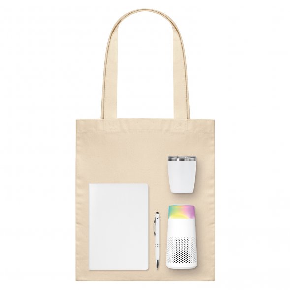 Подарочный набор Welcome Pack Galaxy, белый  (термокружка, очиститель воздуха, ежедневник, ручка, шоппер) 