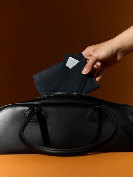 Чехол для карточек inStream, синий 