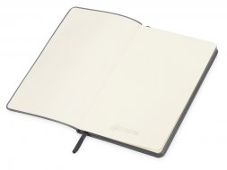 Блокнот Notepeno 130x205 мм с тонированными линованными страницами, серый