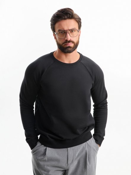 Свитшот унисекс Space, черный 