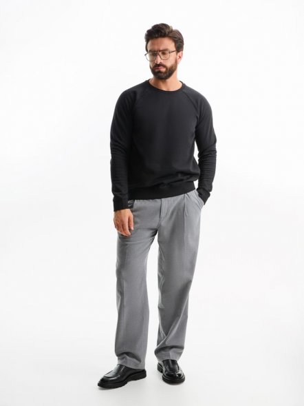 Свитшот унисекс Space, черный 