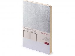 Ежедневник А5 недатированный Megapolis Flex, серебристый