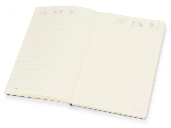 Ежедневник А5 недатированный Megapolis Flex, серебристый 