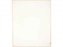Плед Marigold из флиса из вторичного ПЭТ и искусственного меха, бежевый/белый