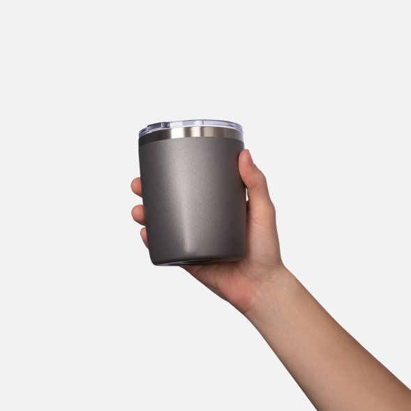 Термокружка вакуумная Viva, серая 