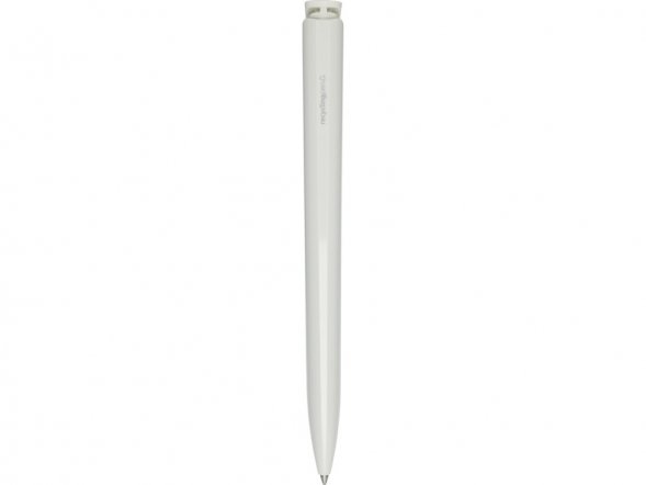 Lucia шариковая ручка из переработанной пластмассы - Белый, синие чернила 