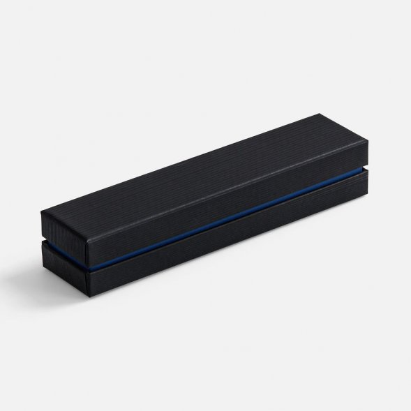 Футляр Nastro для 1 ручки, черный с синим 