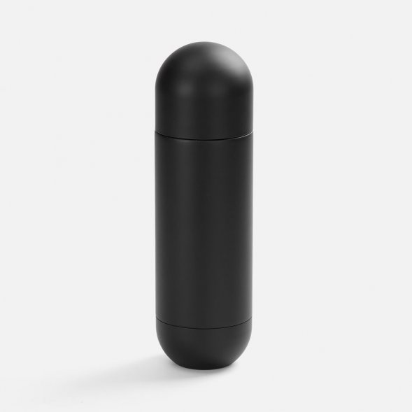 Термос Tubula Soft Touch, черный 