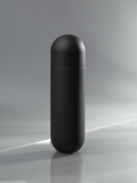 Термос Tubula Soft Touch, черный 