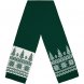 Шарф Elnik, зеленый с молочно-белым 