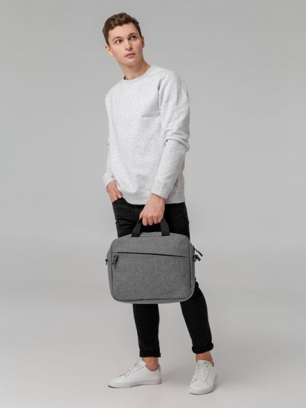 Сумка для ноутбука The First, синяя 