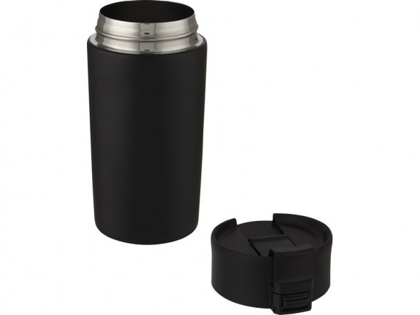 Jetta медный термостакан объемом 330 мл с вакуумной изоляцией, черный 