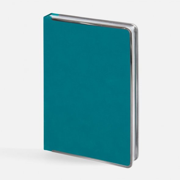 Ежедневник Metal Frame на заказ, датированный, бирюзовый 