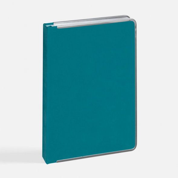 Ежедневник Metal Frame на заказ, датированный, бирюзовый 