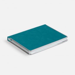 Ежедневник Metal Frame на заказ, датированный, бирюзовый